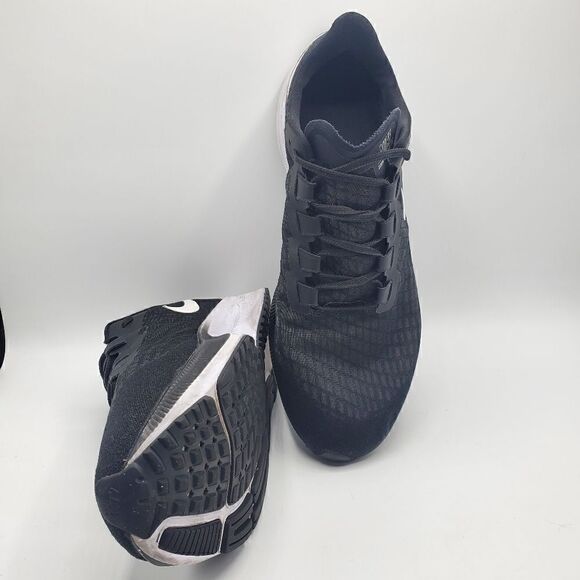 Nike Air Zoom Pegasus Running Jogging Shoes Men's Black/White Size 14 - Picture 11 of 17